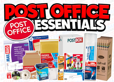 New Post Office Essentials - Click Here New Post Office Essentials - Click Here